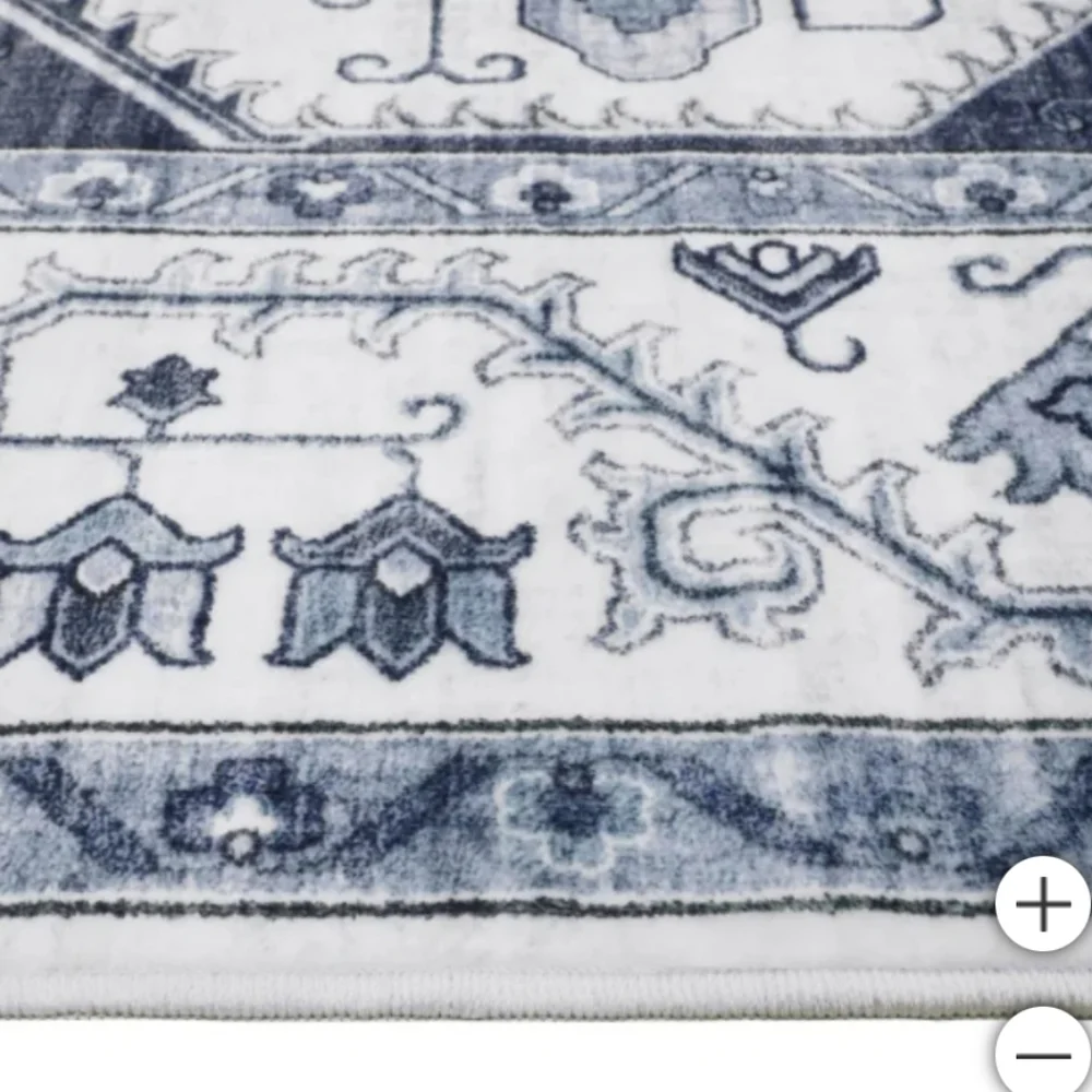 Wyatt & Ash Washable Indoor Area Rug, Cyrus 5'3” x 7'5”, New